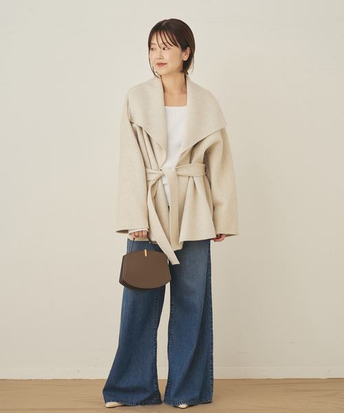 easy care wide rib プルオーバー（ニット/セーター）｜Plage