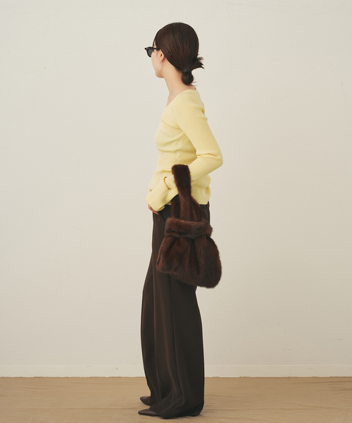 easy care wide rib プルオーバー（ニット/セーター）｜Plage