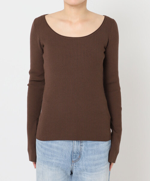 セール】easy care wide rib プルオーバー（ニット/セーター）｜Plage