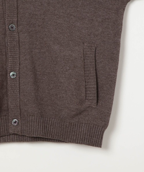 GEORGE'S（ジョージズ）の「メランジカーディガン（カーディガン/ボレロ・メンズ・グレー/モカ・MEDIUM/LARGE）」の16枚目の写真