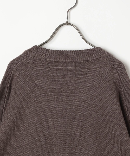 GEORGE'S（ジョージズ）の「メランジカーディガン（カーディガン/ボレロ・メンズ・グレー/モカ・MEDIUM/LARGE）」の17枚目の写真