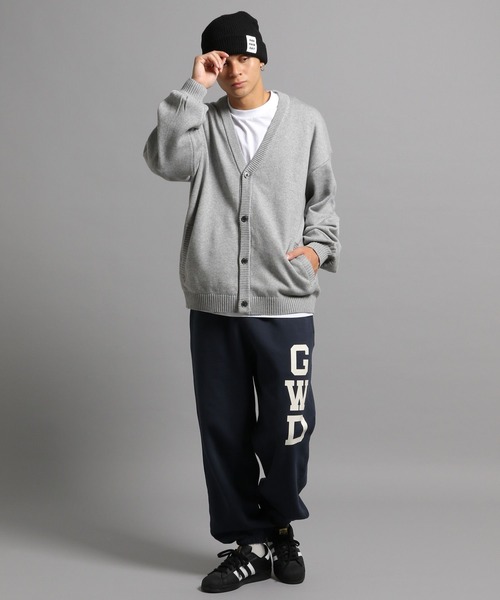 GEORGE'S（ジョージズ）の「メランジカーディガン（カーディガン/ボレロ・メンズ・グレー/モカ・MEDIUM/LARGE）」の22枚目の写真