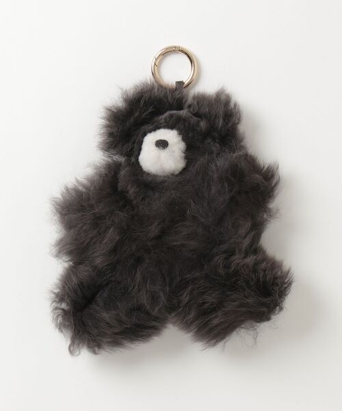 COSY（コージー）の「COSY Medium Bear Baby Alpaca Key ring コージー ミディアム ベア ベビーアルパカ キーリング 熊 チャーム（チャーム・レディース・ベージュ系1/グレー系1/ホワイト系1/ブラウン系1・FREE）」の6枚目の写真