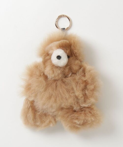 COSY（コージー）の「COSY Medium Bear Baby Alpaca Key ring コージー ミディアム ベア ベビーアルパカ キーリング 熊 チャーム（チャーム・レディース・ベージュ系1/グレー系1/ホワイト系1/ブラウン系1・FREE）」の19枚目の写真