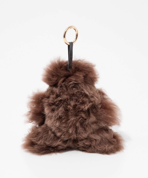 COSY（コージー）の「COSY Medium Bear Baby Alpaca Key ring コージー ミディアム ベア ベビーアルパカ キーリング 熊 チャーム（チャーム・レディース・ベージュ系1/グレー系1/ホワイト系1/ブラウン系1・FREE）」の7枚目の写真