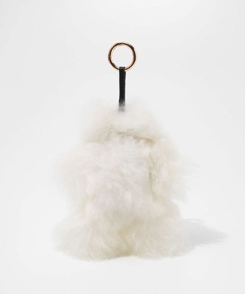 COSY（コージー）の「COSY Medium Bear Baby Alpaca Key ring コージー ミディアム ベア ベビーアルパカ キーリング 熊 チャーム（チャーム・レディース・ベージュ系1/グレー系1/ホワイト系1/ブラウン系1・FREE）」の5枚目の写真