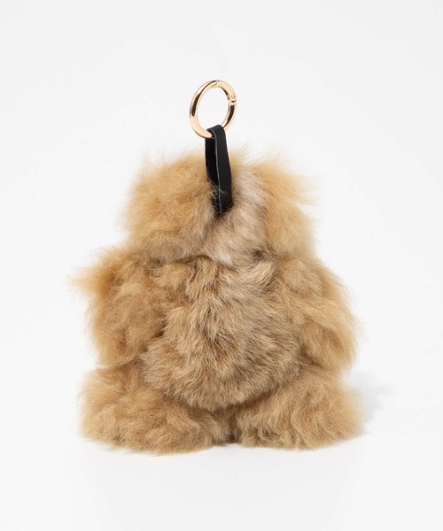 COSY（コージー）の「COSY Medium Bear Baby Alpaca Key ring コージー ミディアム ベア ベビーアルパカ キーリング 熊 チャーム（チャーム・レディース・ベージュ系1/グレー系1/ホワイト系1/ブラウン系1・FREE）」の16枚目の写真