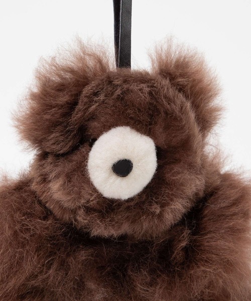 COSY（コージー）の「COSY Medium Bear Baby Alpaca Key ring コージー ミディアム ベア ベビーアルパカ キーリング 熊 チャーム（チャーム・レディース・ベージュ系1/グレー系1/ホワイト系1/ブラウン系1・FREE）」の18枚目の写真