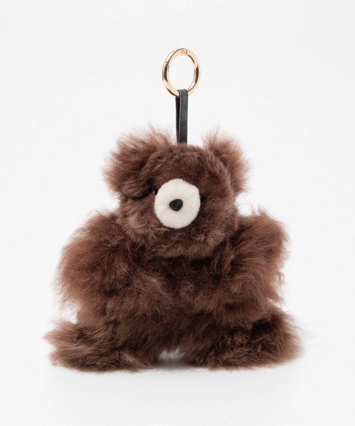 COSY（コージー）の「COSY Medium Bear Baby Alpaca Key ring コージー ミディアム ベア ベビーアルパカ キーリング 熊 チャーム（チャーム・レディース・ベージュ系1/グレー系1/ホワイト系1/ブラウン系1・FREE）」の13枚目の写真