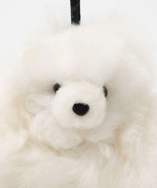 COSY（コージー）の「COSY Medium Bear Baby Alpaca Key ring コージー ミディアム ベア ベビーアルパカ キーリング 熊 チャーム（チャーム・レディース・ベージュ系1/グレー系1/ホワイト系1/ブラウン系1・FREE）」の17枚目の写真