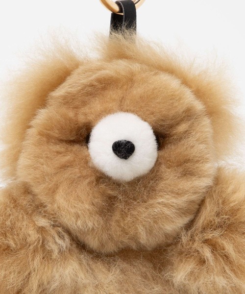 COSY（コージー）の「COSY Medium Bear Baby Alpaca Key ring コージー ミディアム ベア ベビーアルパカ キーリング 熊 チャーム（チャーム・レディース・ベージュ系1/グレー系1/ホワイト系1/ブラウン系1・FREE）」の8枚目の写真