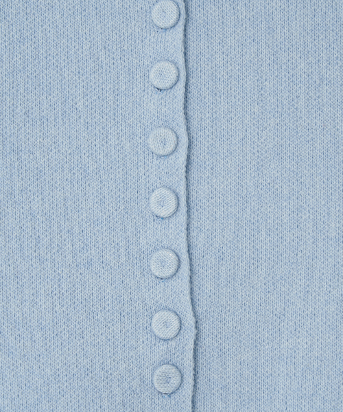 RONRON(ロンロン)の「BUTTON UP KNIT CARDIGAN SOFT BLUE(カーディガン/ボレロ・レディース・その他・FREE)」の5枚目の写真