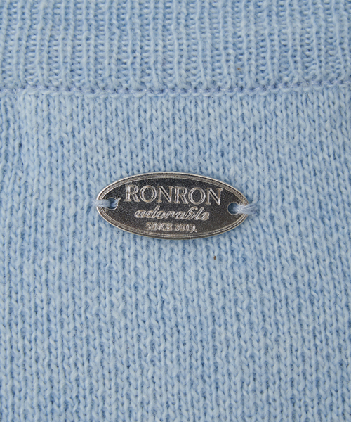RONRON(ロンロン)の「BUTTON UP KNIT CARDIGAN SOFT BLUE(カーディガン/ボレロ・レディース・その他・FREE)」の2枚目の写真