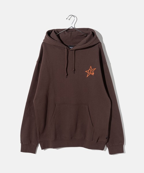 HUF(ハフ)の「HUF H STAR LOGO P/O HOODIE ハフ Hスタープリント パーカー(パーカー・メンズ・ホワイト系1/ブラウン系1/ブラック・SMALL/MEDIUM/LARGE/X-LARGE)」の3枚目の写真