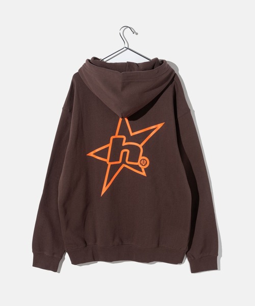 HUF(ハフ)の「HUF H STAR LOGO P/O HOODIE ハフ Hスタープリント パーカー(パーカー・メンズ・ホワイト系1/ブラウン系1/ブラック・SMALL/MEDIUM/LARGE/X-LARGE)」の16枚目の写真