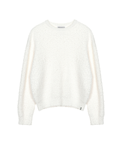 NICK&NICOLE(ニックアンドニコール)の「BOUCLE LS SWEATER_CREAM(ニット/セーター・レディース・その他・FREE)」の1枚目の写真