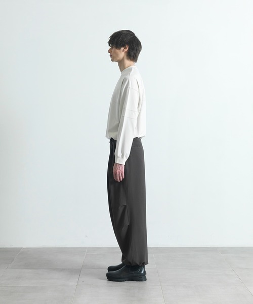 CITY TOKYO（シティトウキョウ）の「【CITY TOKYO/シティートーキョー】フィブリルフットボールロンT（Tシャツ/カットソー・メンズ・オフホワイト・2/1）」の5枚目の写真