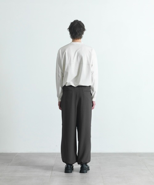 CITY TOKYO（シティトウキョウ）の「【CITY TOKYO/シティートーキョー】フィブリルフットボールロンT（Tシャツ/カットソー・メンズ・オフホワイト・2/1）」の6枚目の写真