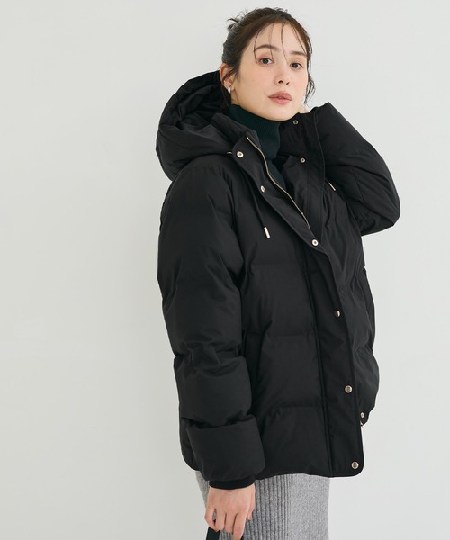 coca(coca)(コカ)の「シームレス中綿ブルゾン(ブルゾン・レディース・ブラック/ダークブラウン・M/L)」の17枚目の写真