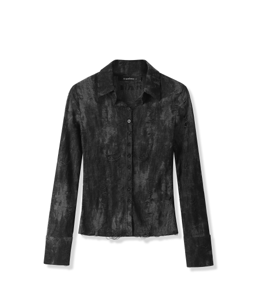 AVANDRESS(アバンドレス )の「Kar Collar Long Sleeve BLACK(シャツ/ブラウス・レディース・ブラック・SMALL/MEDIUM)」の2枚目の写真