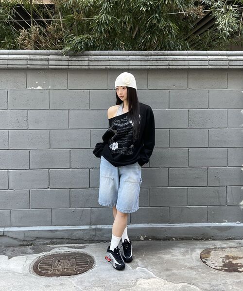 Midnight Move(ミッドナイトムーブ)の「vt fl mtm (black)(スウェット・レディース・その他・FREE)」の9枚目の写真