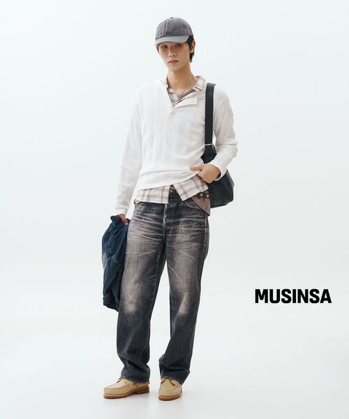MUSINSA STANDARD（ムシンサスタンダード）の「リラックスドCRタンクトップ[トープ]（Tシャツ/カットソー・メンズ・その他・SMALL/MEDIUM/LARGE/X-LARGE/XX-LARGE/XXX-LARGE）」の6枚目の写真