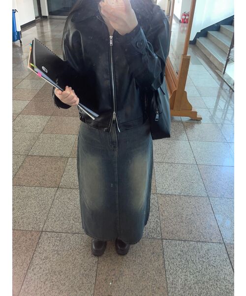 MUSINSA STANDARD WOMAN（ムシンサスタンダードウーマン）の「ウィメンズオーバーサイズシルキーシャツ[ブラック]（シャツ/ブラウス・レディース・その他・SMALL/MEDIUM/LARGE/X-SMALL）」の5枚目の写真
