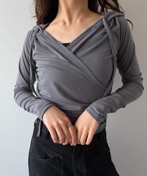 Geeong（ジーオン）の「【ZOZO限定】フーディー ラップカットソー（Tシャツ/カットソー）」