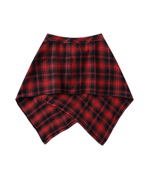 HOOK(フック)の「HOOK -select- チェック柄付け裾 腰巻(その他パンツ・メンズ・ライトブルー/クリーム/ブルー/イエロー/オレンジ/レッド/ワインレッド・FREE)」の9枚目の写真