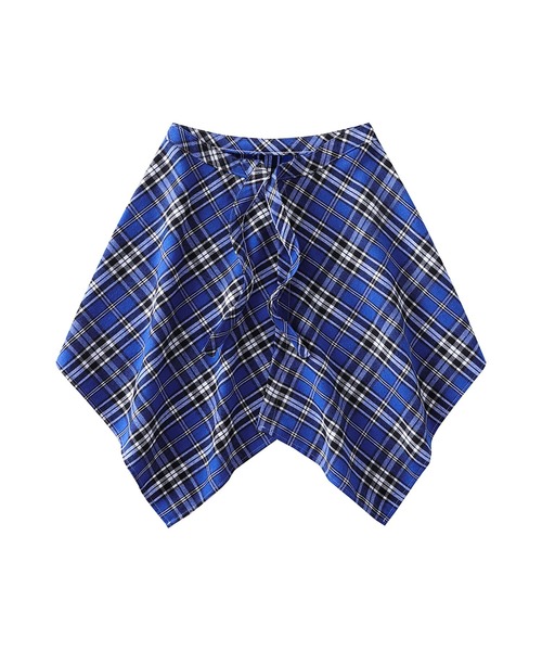 HOOK(フック)の「HOOK -select- チェック柄付け裾 腰巻(その他パンツ・メンズ・ライトブルー/クリーム/ブルー/イエロー/オレンジ/レッド/ワインレッド・FREE)」の12枚目の写真