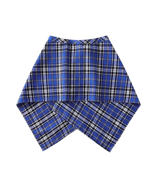 HOOK(フック)の「HOOK -select- チェック柄付け裾 腰巻(その他パンツ・メンズ・ライトブルー/クリーム/ブルー/イエロー/オレンジ/レッド/ワインレッド・FREE)」の13枚目の写真