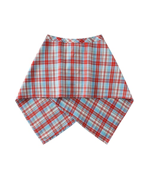 HOOK(フック)の「HOOK -select- チェック柄付け裾 腰巻(その他パンツ・メンズ・ライトブルー/クリーム/ブルー/イエロー/オレンジ/レッド/ワインレッド・FREE)」の15枚目の写真