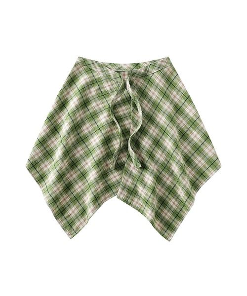 HOOK(フック)の「HOOK -select- チェック柄付け裾 腰巻(その他パンツ・メンズ・ライトブルー/クリーム/ブルー/イエロー/オレンジ/レッド/ワインレッド・FREE)」の16枚目の写真