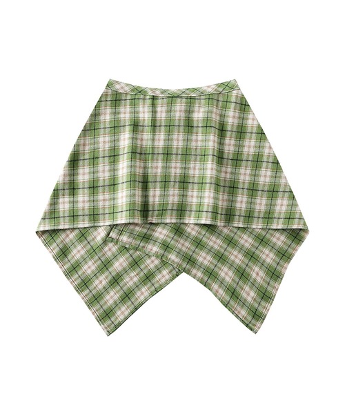 HOOK(フック)の「HOOK -select- チェック柄付け裾 腰巻(その他パンツ・メンズ・ライトブルー/クリーム/ブルー/イエロー/オレンジ/レッド/ワインレッド・FREE)」の17枚目の写真