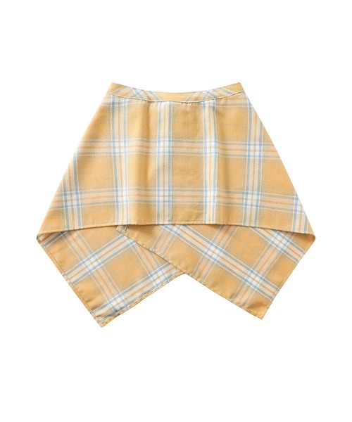 HOOK(フック)の「HOOK -select- チェック柄付け裾 腰巻(その他パンツ・メンズ・ライトブルー/クリーム/ブルー/イエロー/オレンジ/レッド/ワインレッド・FREE)」の19枚目の写真