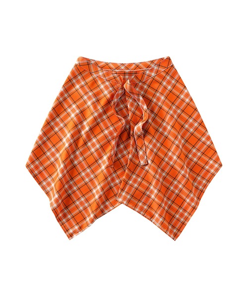 HOOK(フック)の「HOOK -select- チェック柄付け裾 腰巻(その他パンツ・メンズ・ライトブルー/クリーム/ブルー/イエロー/オレンジ/レッド/ワインレッド・FREE)」の20枚目の写真