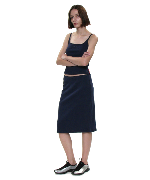 PARTIMENTO WOMEN(パルティメントウィメン)の「PWC レーストリムアイレットスリーブレス_ネイビー(Tシャツ/カットソー・レディース・その他・SMALL/MEDIUM/LARGE)」の7枚目の写真