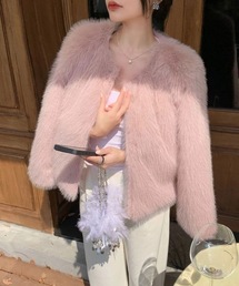 ノーカラーコート（ピンク/桃色系）ファッション通販 - ZOZOTOWN