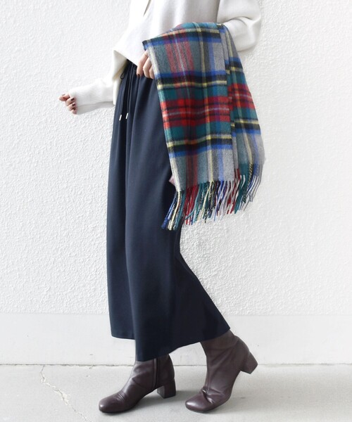 手洗い可能〉両面起毛 ドロスト スカート（スカート）｜SHIPS