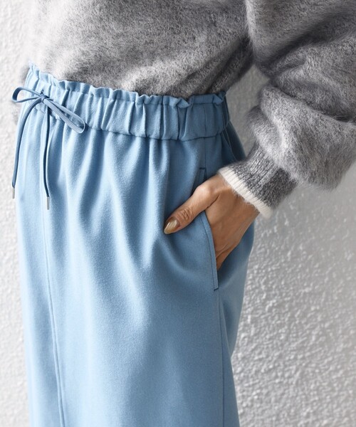 手洗い可能〉両面起毛 ドロスト スカート（スカート）｜SHIPS