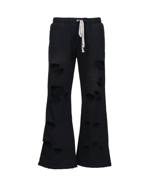 JUN/NAKAYAMA(ジュンナカヤマ)の「THERMAL LAYERED SWEAT PANTS(スウェットパンツ・メンズ・ブラック/グレー・46/48)」の2枚目の写真