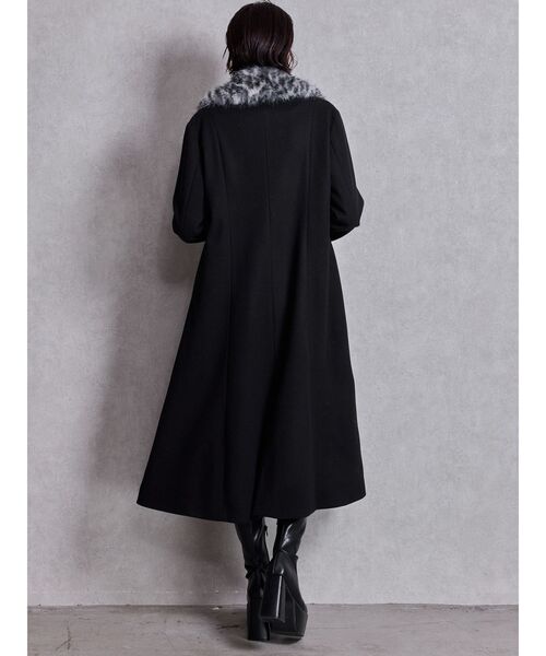 GYDA（ジェイダ）の「ベルト付タイトエコファーロングコート