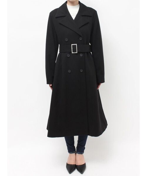 GYDA（ジェイダ）の「ベルト付タイトエコファーロングコート