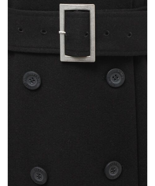 GYDA（ジェイダ）の「ベルト付タイトエコファーロングコート（チェスターコート・レディース・ブラック・FREE）」の19枚目の写真