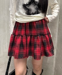 Figments | フリルチェックスカパン(スカート)