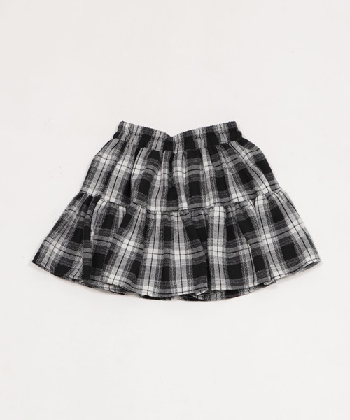 Figments（フィグメンツ）の「フリルチェックスカパン（スカート・レディース・ブラック/レッド・FREE）」の3枚目の写真