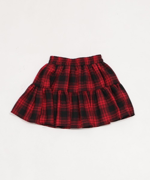 Figments（フィグメンツ）の「フリルチェックスカパン（スカート・レディース・ブラック/レッド・FREE）」の13枚目の写真