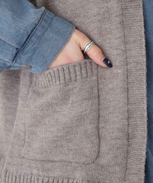 A.N.L(エーエヌエル レーベル)の「A.N.L フェイクレイヤードデニムジャケット(デニムジャケット・レディース・グレー/ネイビー・38)」の13枚目の写真