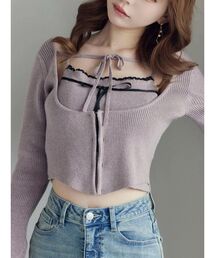 EATME | バイカラーキャミニットアンサンブル(ニット/セーター)