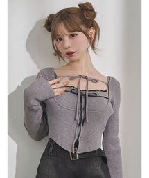 EATME（イートミー）の「バイカラーキャミニットアンサンブル（ニット/セーター）」